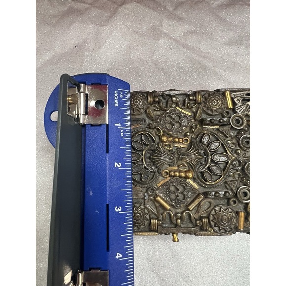 UNIQUE‎ VINTAGE TRINKET BOX A LITTLE OF ALL 4.5 X 3.5 (1505) - Picture 3 of 10